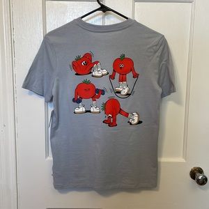 Gap Kids T-Shirt Exercising Tomatoes XL Kids NWT never worn